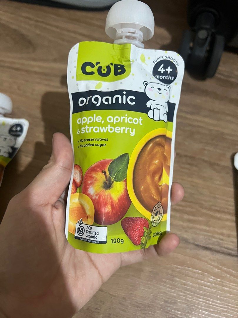 Cub organic cheap baby food