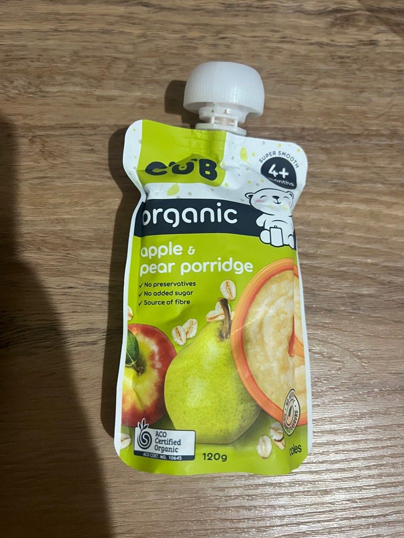 Cub organic cheap baby food