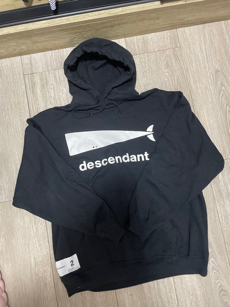 グリーン・ホワイト系 完成品♪ DESCENDANT SLATERS HOODED SWEATSHIRT