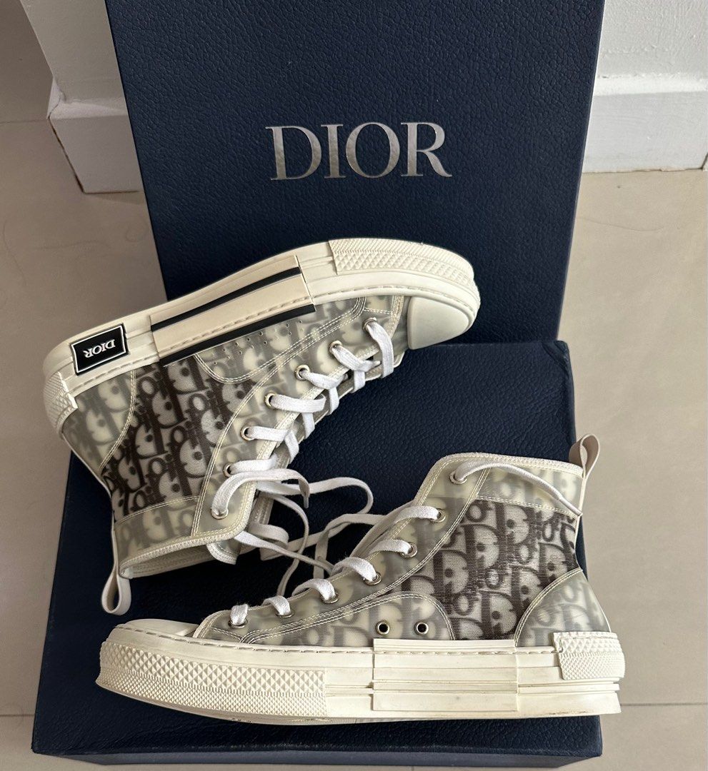 Giày Thể Thao Dior X Kaws B23 Daniel Arsham High Newspaper Giày Thể Thao  Dior Cổ Cao Họa Tiết Giấy Báo  Shopee Việt Nam