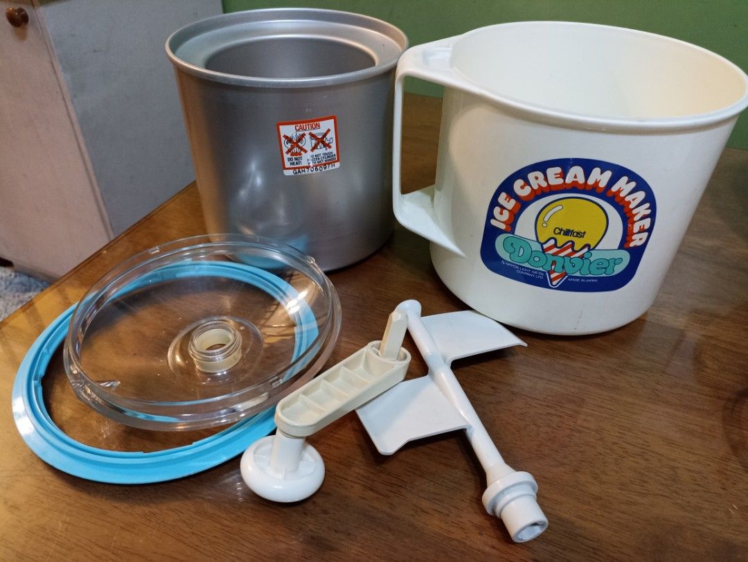 Donvier manual shop ice cream maker