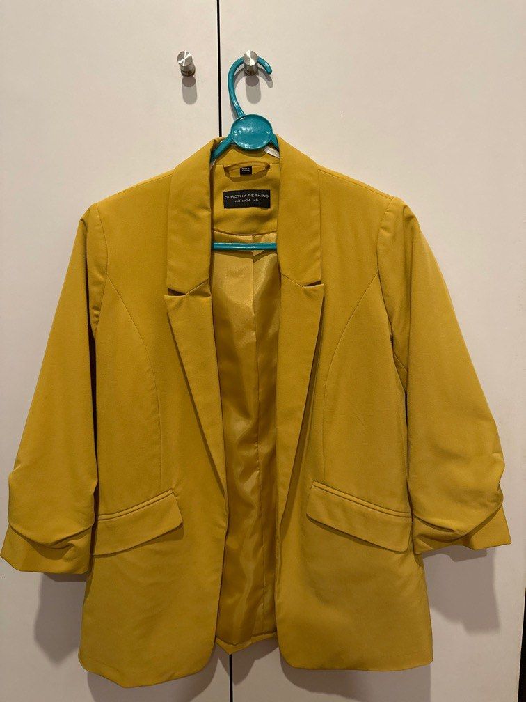 Dorothy perkins hot sale mustard jacket