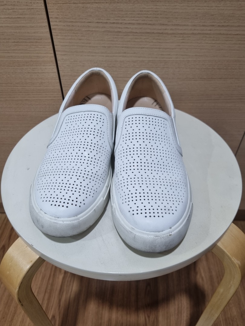Dr. Kong White Leather Sneakers on Carousell