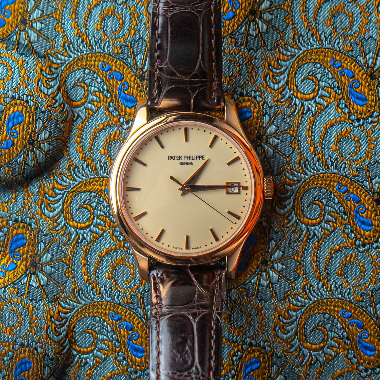 Patek philippe calatrava hot sale date