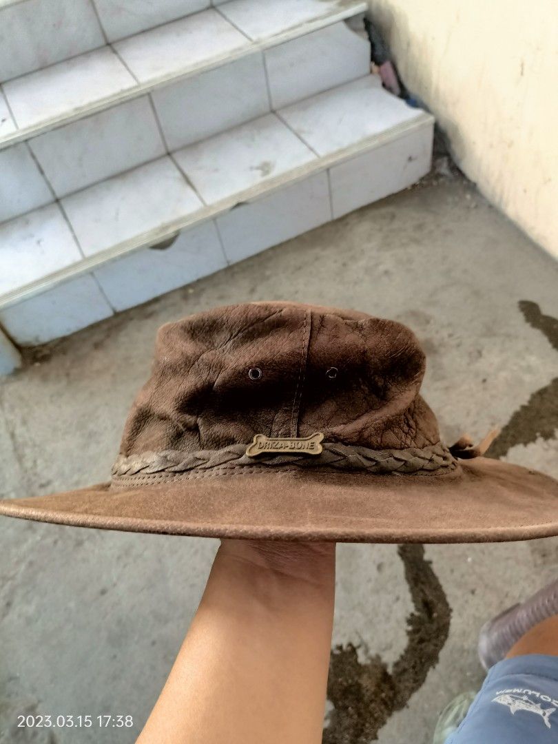Driza bone hot sale leather hat