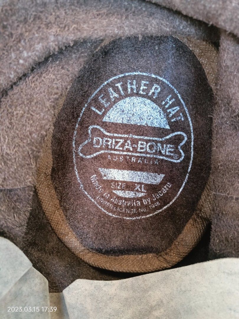 Driza bone discount leather hat