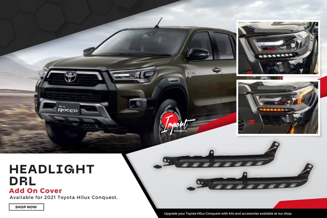 drl headlight hilux conquest, Car Parts & Accessories, Body Parts and