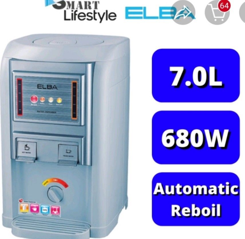 ELBA WATER DISPENSER 7L, TV & Home Appliances, Kitchen Appliances