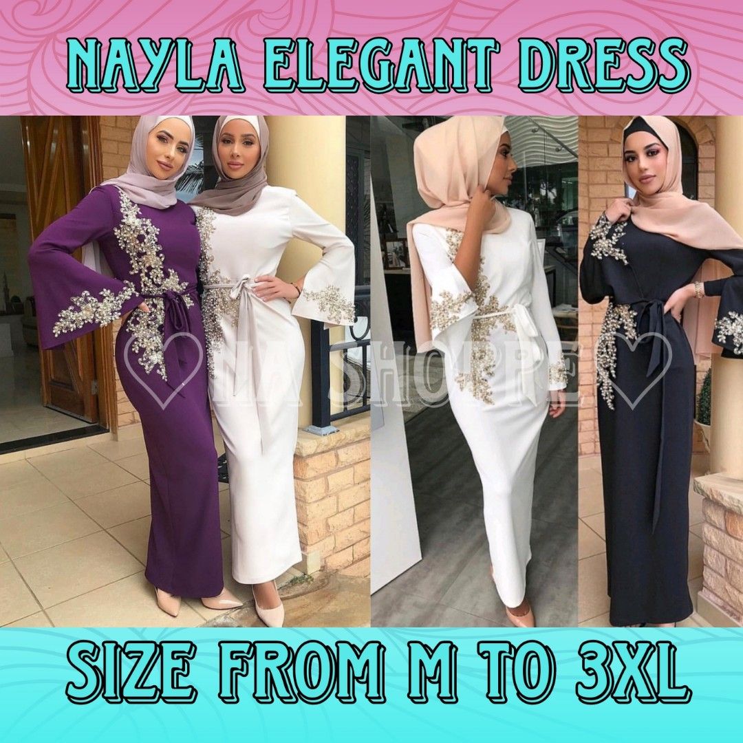 Elegant outlet muslimah dresses