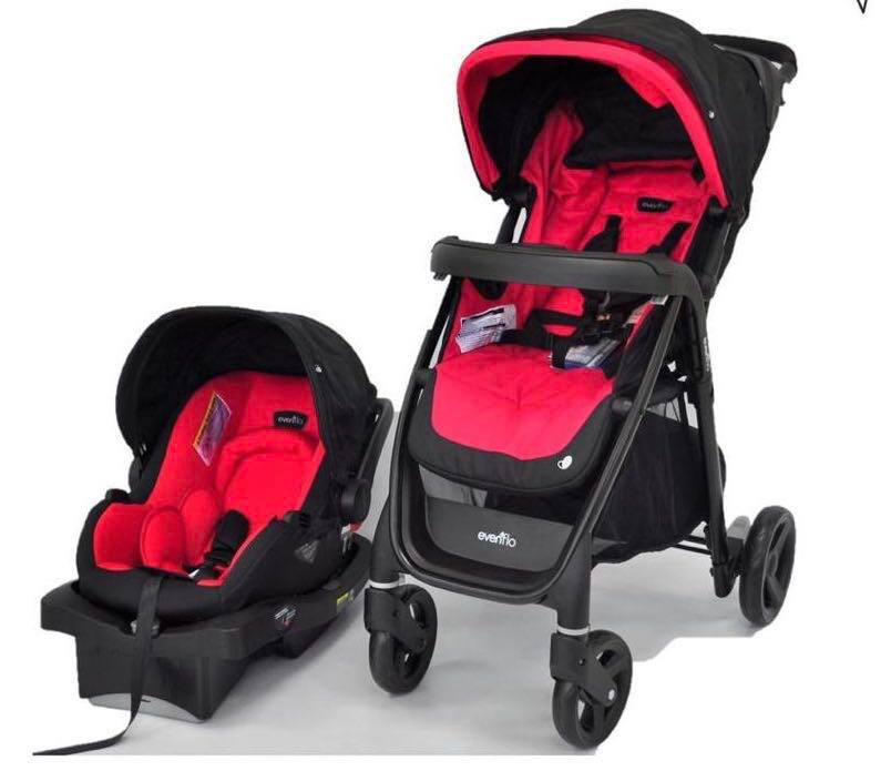 Evenflo Travel System Stroller Frevo (Car Seat), Babies & Kids, Going