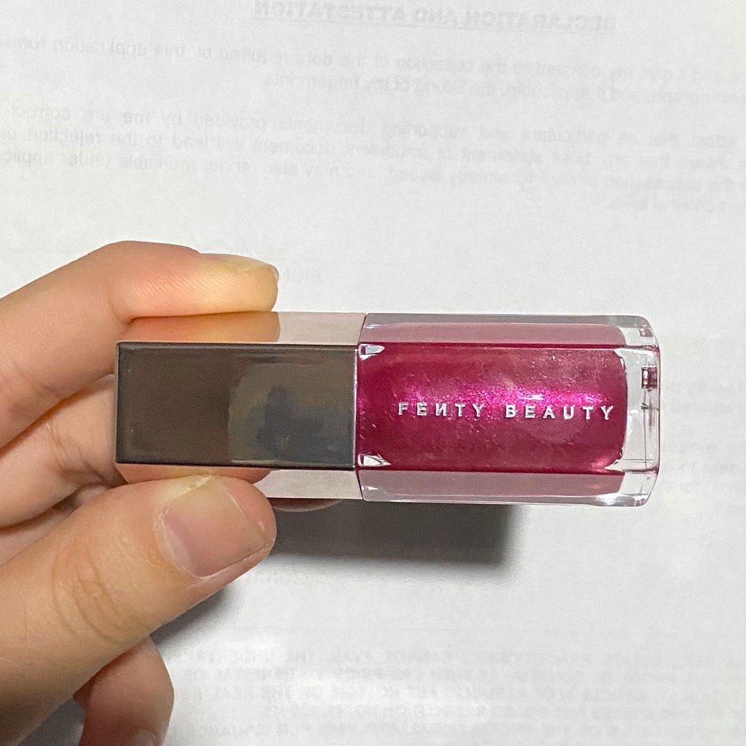 Fenty Beauty Mini Lip Gloss Bomb Ruby Milk on Carousell