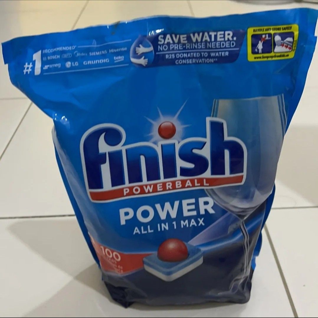 Finish Dishwashing Tablet all in 1 max 100 tablets, Furniture & Home