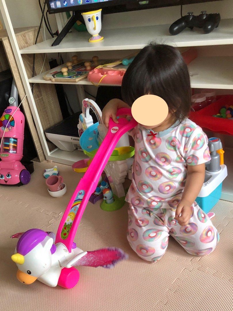 Fisher price push online and flutter unicorn