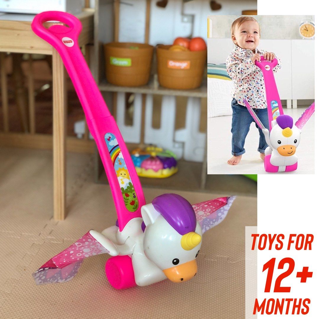 Fisher price push and flutter unicorn outlet
