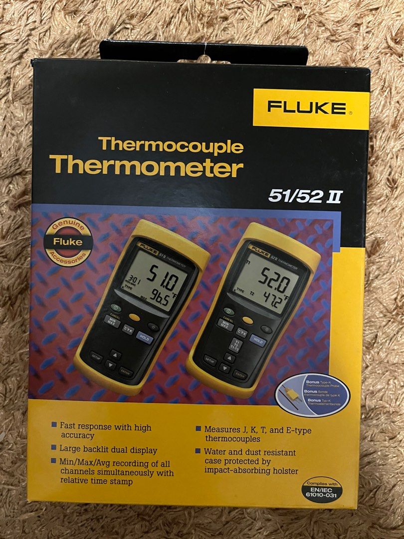 Fluke thermometer, Furniture & Home Living, Home Improvement