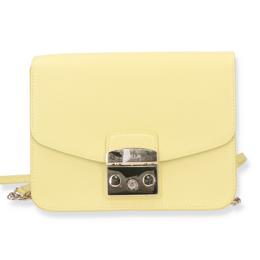Furla top yellow bag