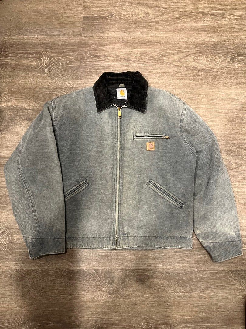 Vintage Gray Carhartt Detroit Jacket