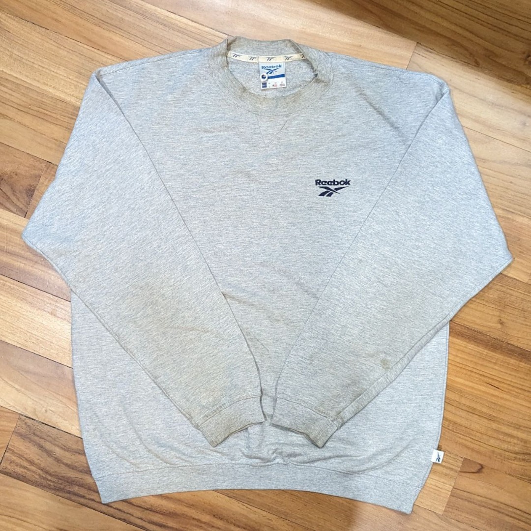 Reebok on sale sweatshirt grey