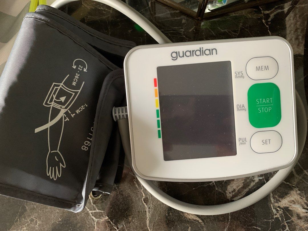 Guardian blood pressure monitor, Health & Nutrition, Health Monitors