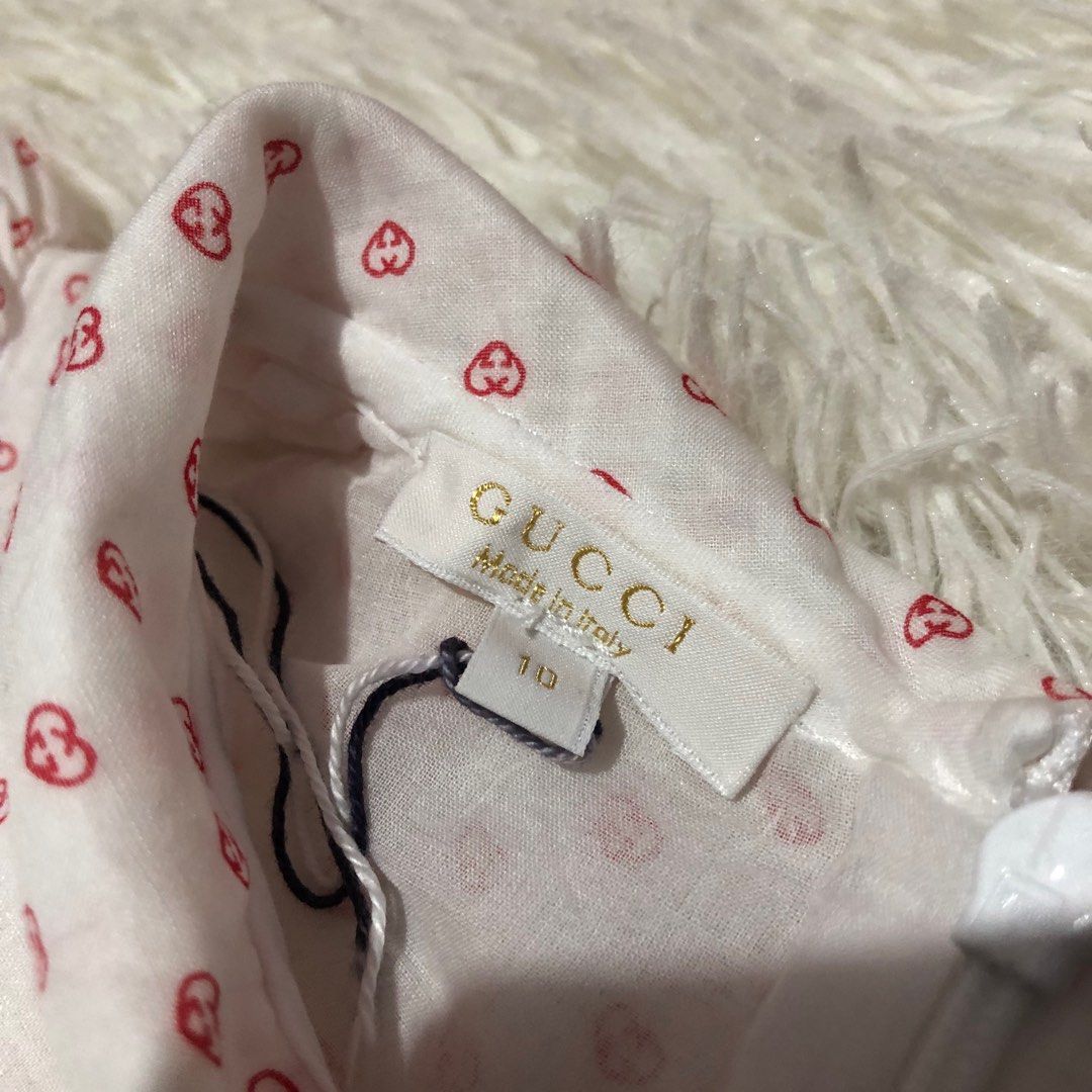 gucci (Category: Babies & Kids Fashion) located in Cavite. Submitted by prelovedcornerphph (Listing ID 1220829857, Image 3). Description: auth gucci size 10 on tag cut washtag pero auth po eto.