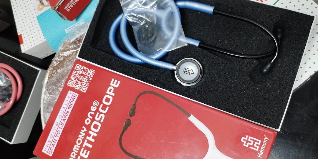 Harmony One Stethoscope (Category: Medical Supplies & Tools) located in Quezon City. Submitted by SomeThingsMustGo.ph (Listing ID 1220887323, Image 1). Description: Brand New Harmony One Stethoscope Availble in Pink and Blue.