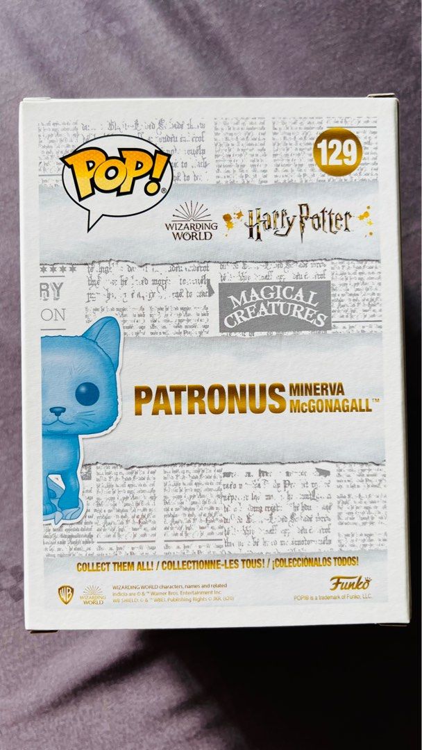 Funko Pop! Harry Potter – Minerva McGonagall Con Patronus | Figura De Vinilo De 9.5 Cm, Coleccionable Oficial