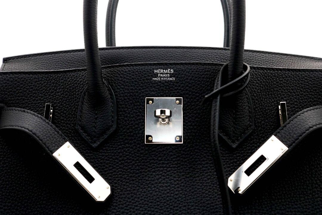 Black birkin silver hardware discount