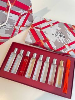 HERMES SET 8IN1 8X15ML (RED BOX WPB) with paper bag