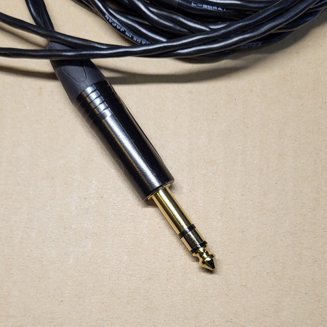 Hifiman headphone cable, 6.35mm stereo, 3M, 音響器材, 其他音響配件及設備 Carousell