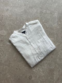 H&M White Button Up Tee