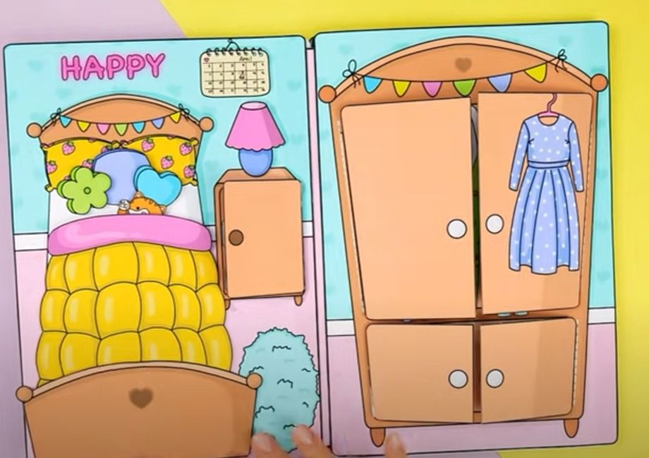 Doll house cheap paper craft