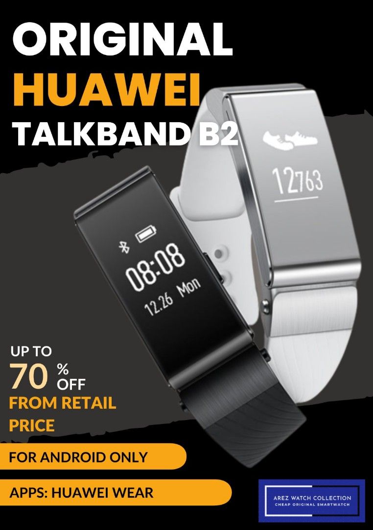 Huawei talk shop band 2