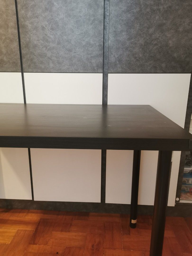 IKEA linnmon table top with adils legs, Furniture & Home Living
