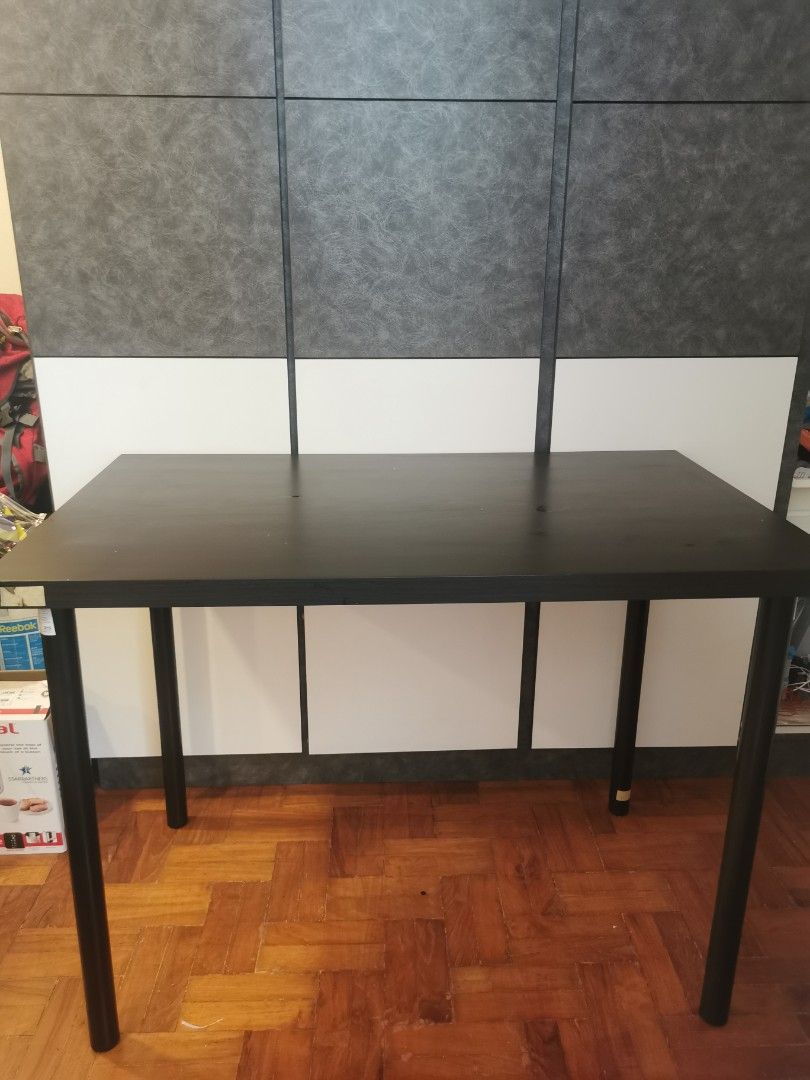 IKEA linnmon table top with adils legs, Furniture & Home Living