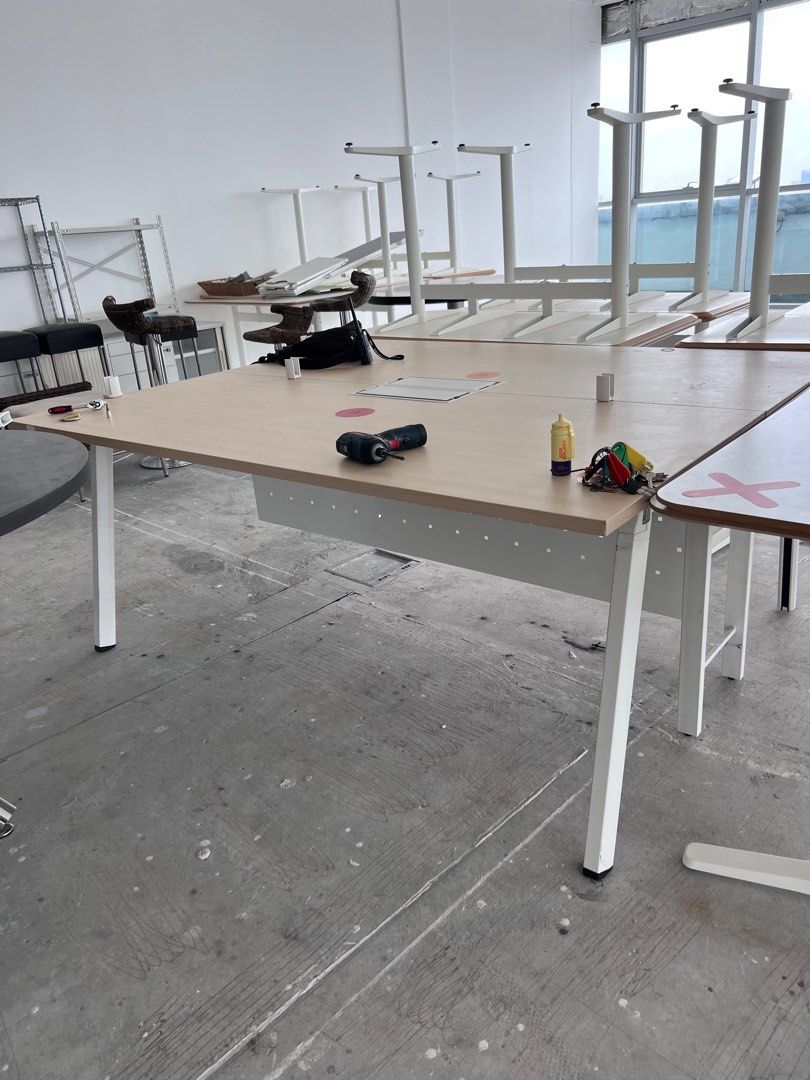 IKEA Office Table, Furniture & Home Living, Furniture, Tables & Sets on