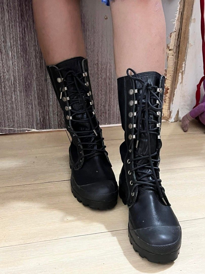 Yohji yamamoto best sale combat boots