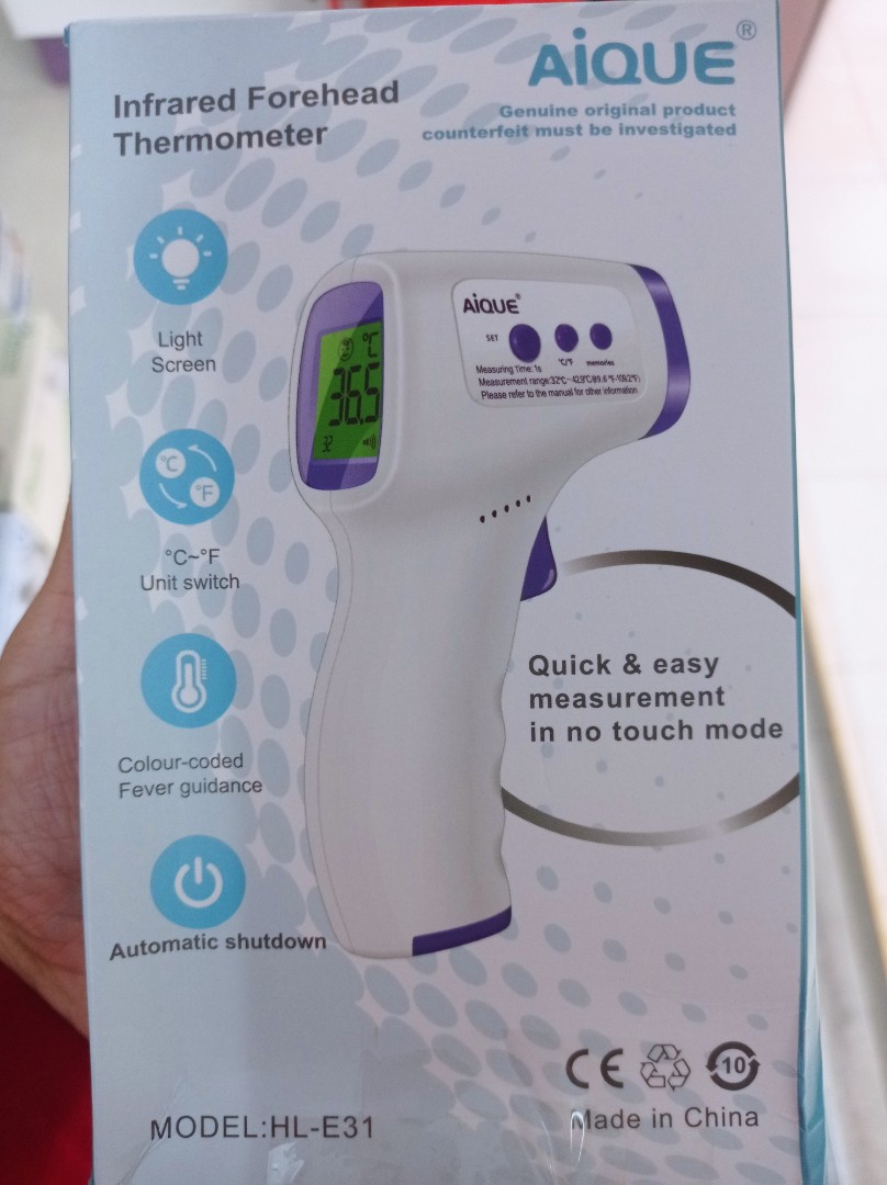 Infrared Thermometer Beauty Personal Care Sanitisers Disinfectants On Carousell