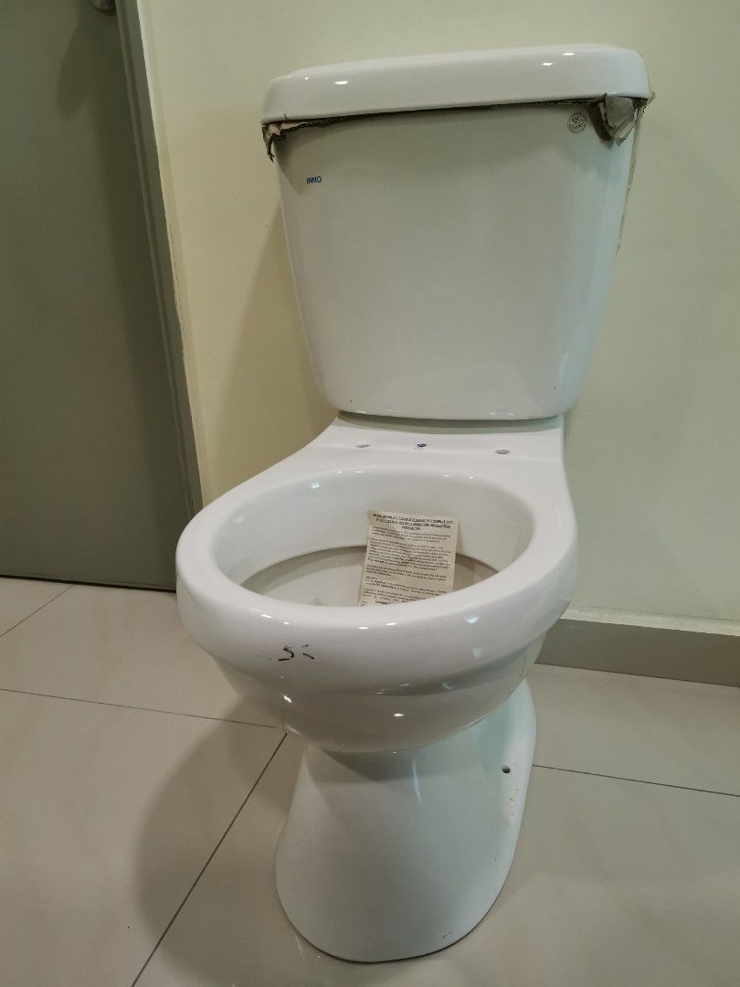 INNO brand new toilet bowl and basin set, Furniture & Home Living