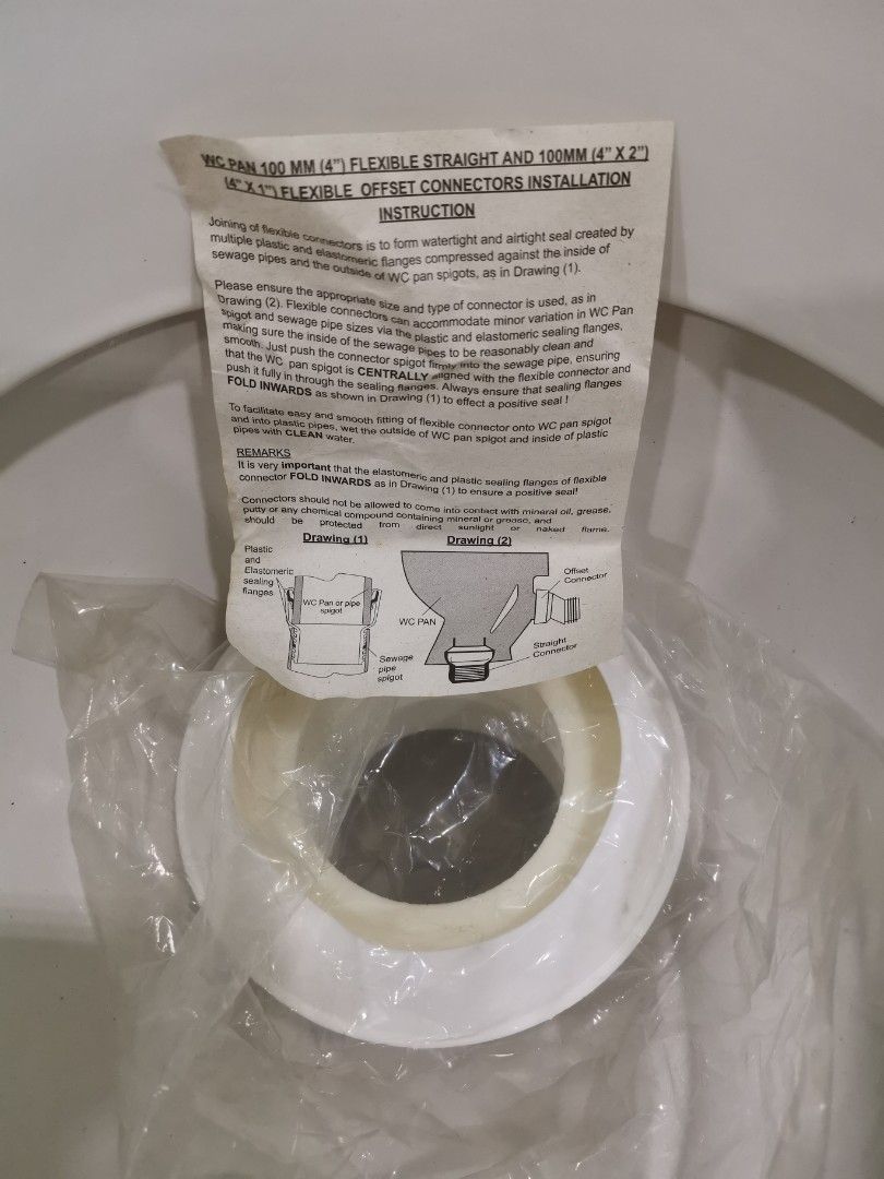 INNO brand new toilet bowl and basin set, Furniture & Home Living