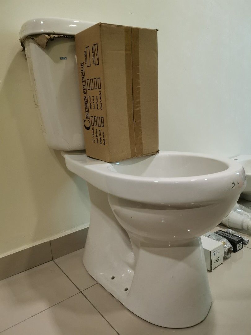 INNO brand new toilet bowl and basin set, Furniture & Home Living