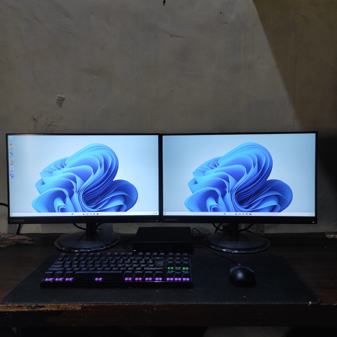 Intel Core I5 Dual monitor computer set on Carousell