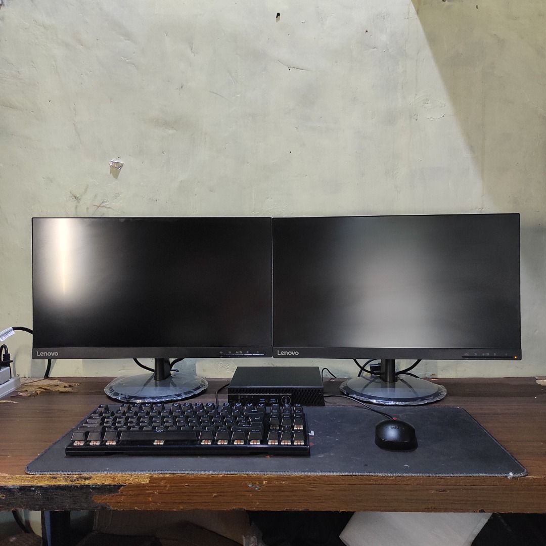 Intel Core I5 Dual monitor computer set on Carousell