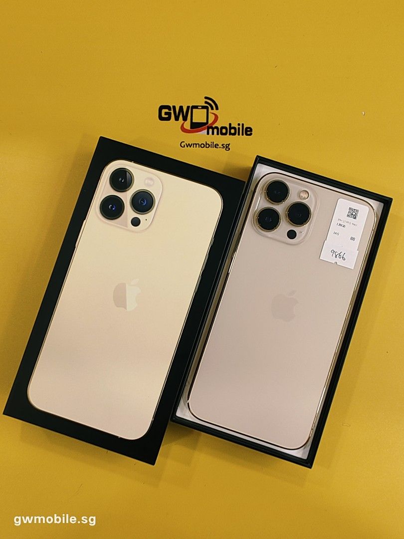 IPhone 13 pro max 128GB gold 9866, Mobile Phones & Gadgets, Mobile