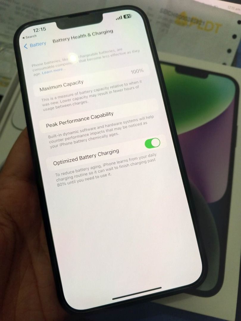 iPhone 14 plus (128gb) (Category: iPhone 14 Series) located in Marikina City. Submitted by ajdiagro (Listing ID 1220727180, Image 2). Description: iphone 14 plus 128gb Midnight Complete accessories With tempered glass and clear case With box and receipt Under warranty until January 2024 No issue sa unit Almost 2 months old palang Bagong bago pa RFS: Change of Mind 100% smooth 100% batt health 100% makinis Unli check upon meet up Loc. Manila/Rizal