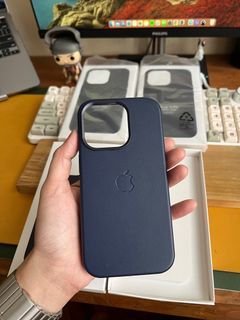 iPhone 14 Pro Magsafe Leather Case [ink color]
