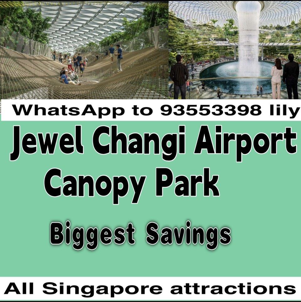 Jewel Changi Airport Canopy Park e ticket, Tickets & Vouchers, Local