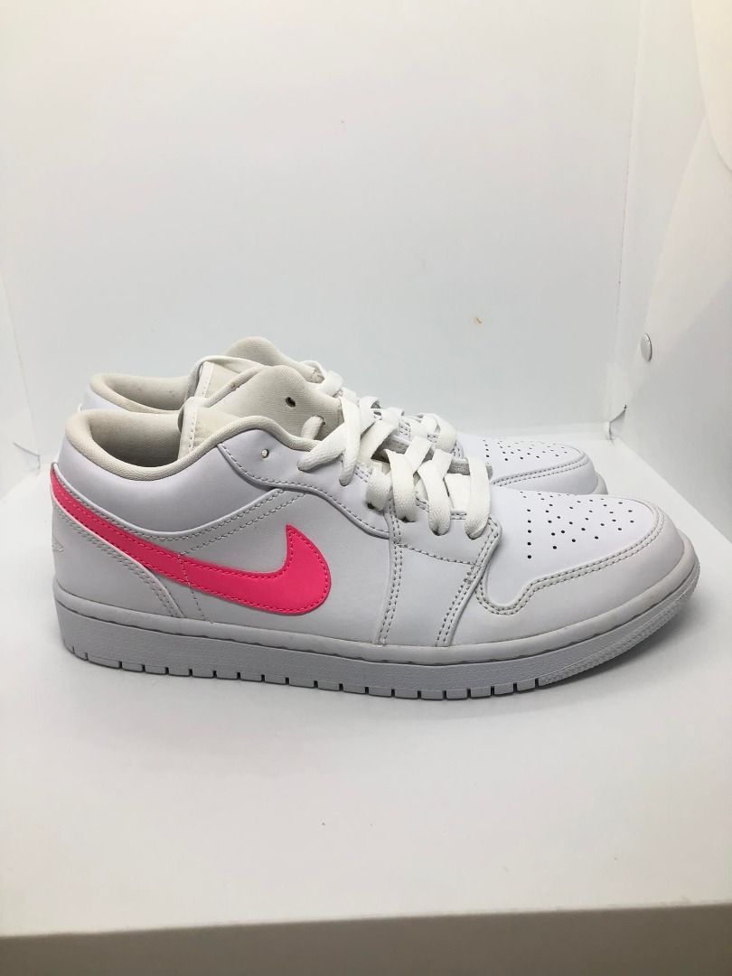 Jordan 1 Low White Multi Color Swoosh Men s Fashion Footwear