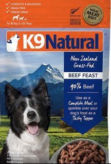 K9 Freeze Dried Raw Beef 3.6kg