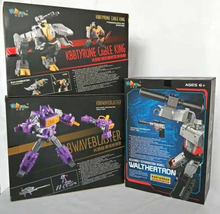 Kbb Waltherton Megatron Model kit kbb grimlock kbb shockwave Model kit