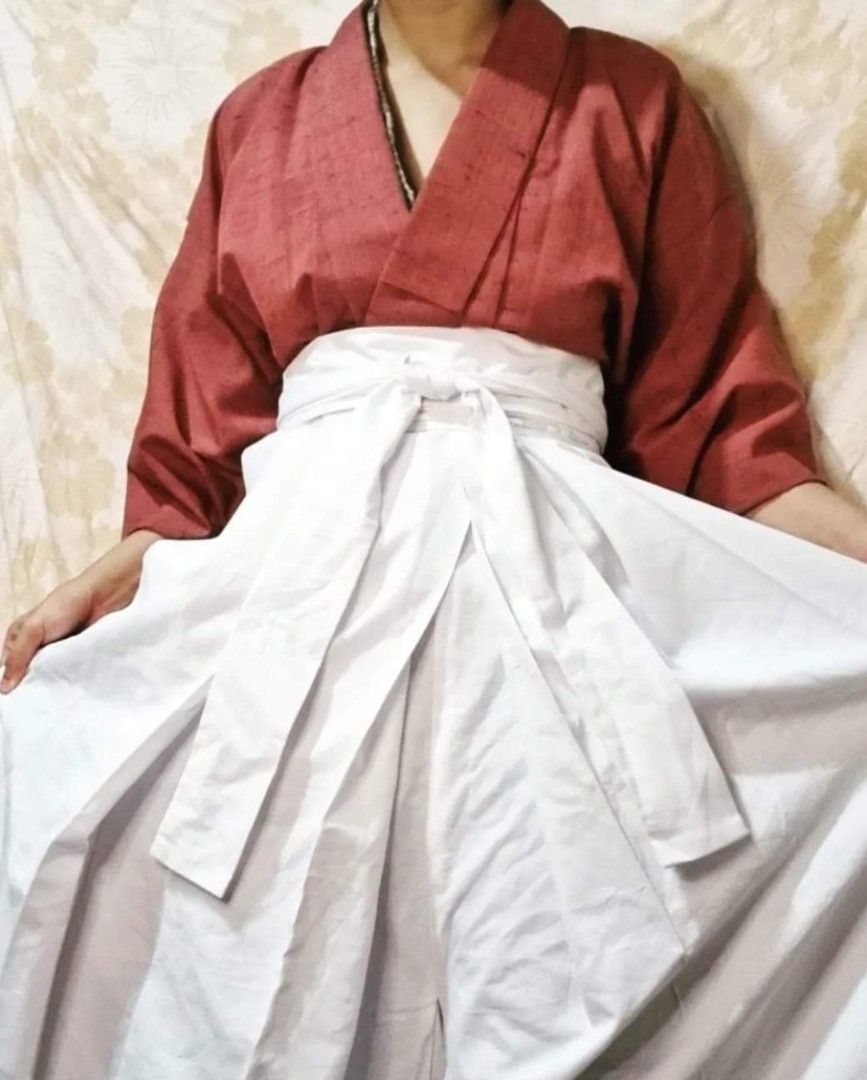 Kenshin Himura Inspired Authentic Japanese Preloved Traditional Kimono Set on Carousell